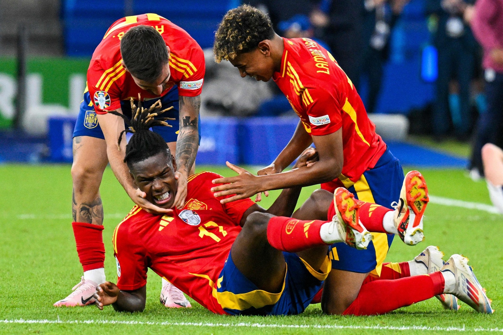 西班牙队员备战国际足球联赛 西班牙队员备战国际足球联赛